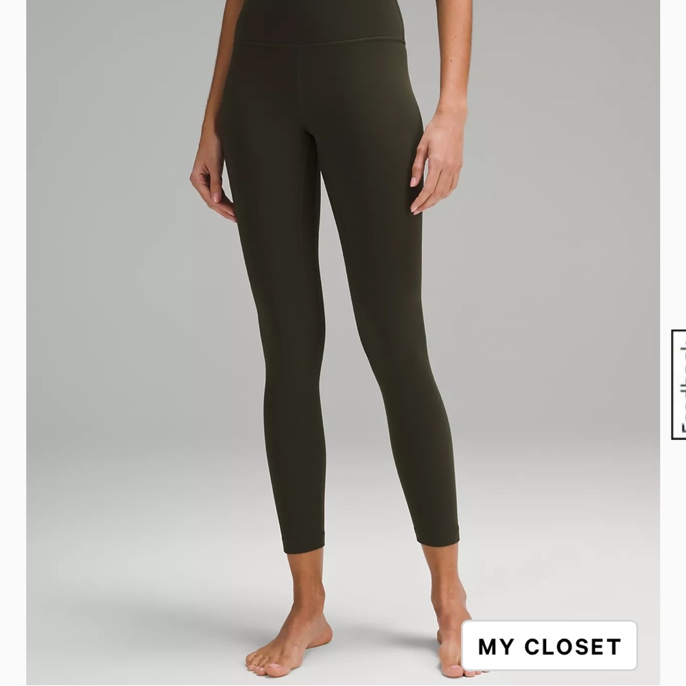 lululemon athletica align 25” legging dark olive